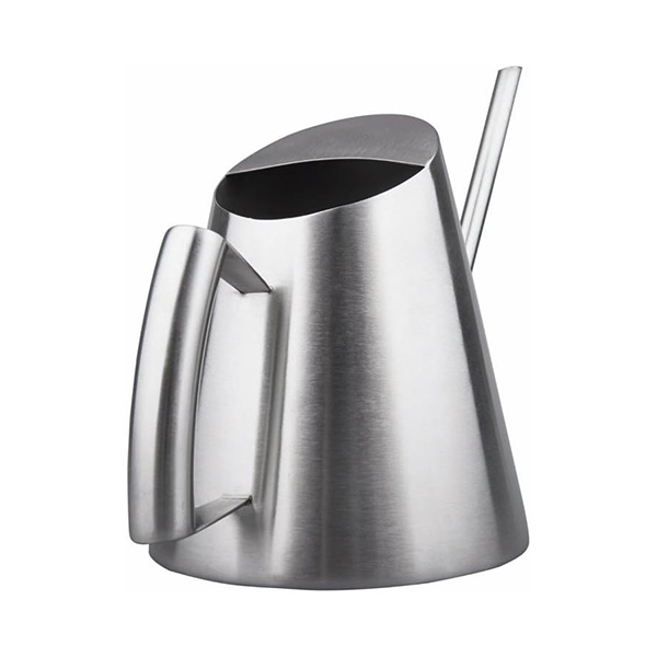 SILVER STAINLESS STEEL WATERING CAN - Image 4