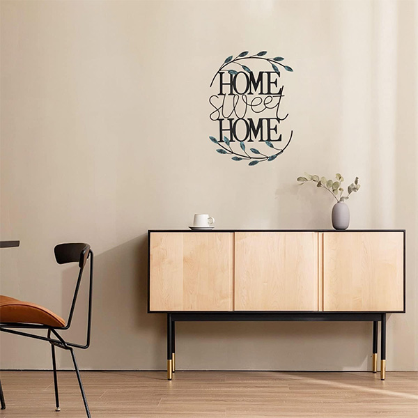 BLACK IRON HOME WALL SIGN - Image 4