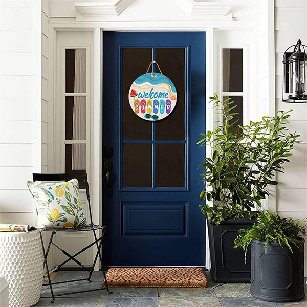 COLORFUL FLIP FLOP HELLO SUMMER SIGN - Image 4