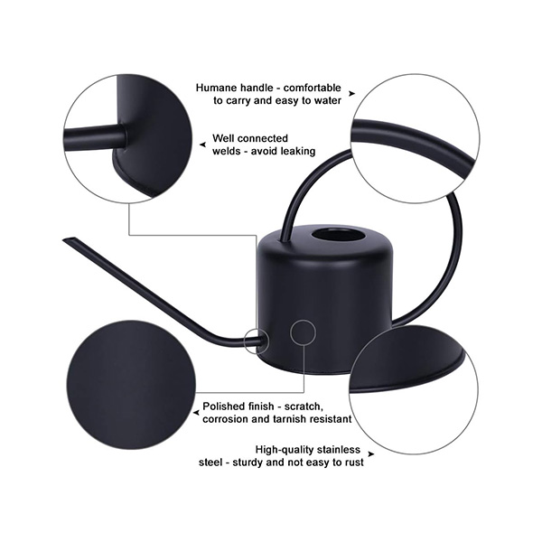BLACK LONG SPOUT WATER CAN - Image 2