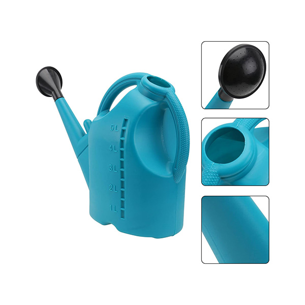 BLUE PLASTIC LONG SPOUT WATERING CAN - Image 2
