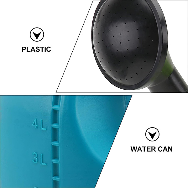 BLUE PLASTIC LONG SPOUT WATERING CAN - Image 4