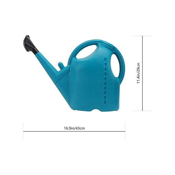 BLUE PLASTIC LONG SPOUT WATERING CAN - Image 3