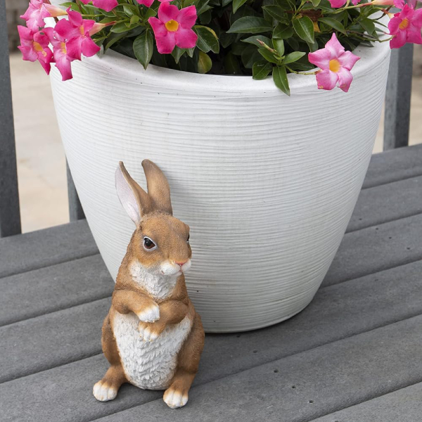 RABBIT OUTDOOR DECOR GARDEN STATUE - Image 3