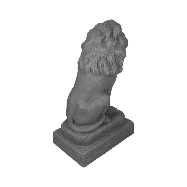 RESIN GUARDIAN LION OUTDOOR STATUE - Image 3
