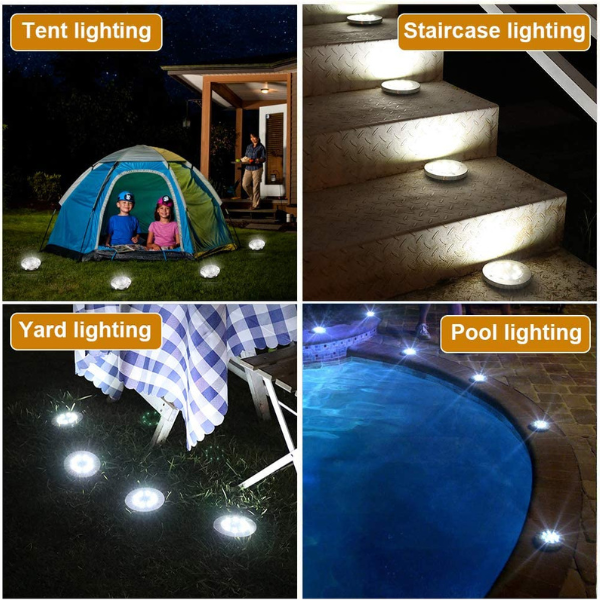 LED DISK SOLAR GROUND LIGHTS - Image 2