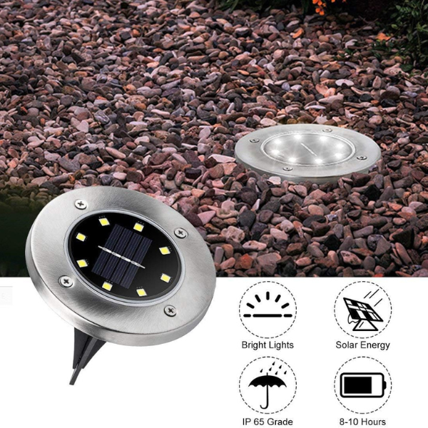 LED DISK SOLAR GROUND LIGHTS - Image 4