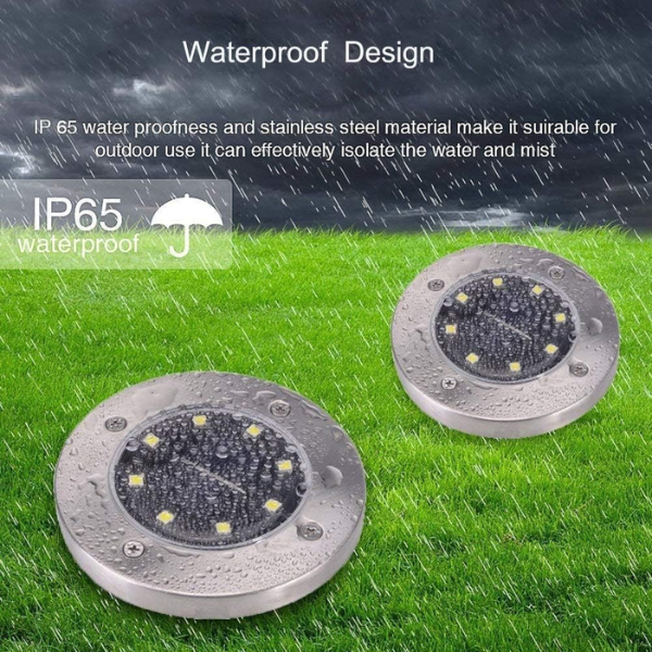 BRIGHT IN-GROUND SOLAR GARDEN LIGHTS - Image 4