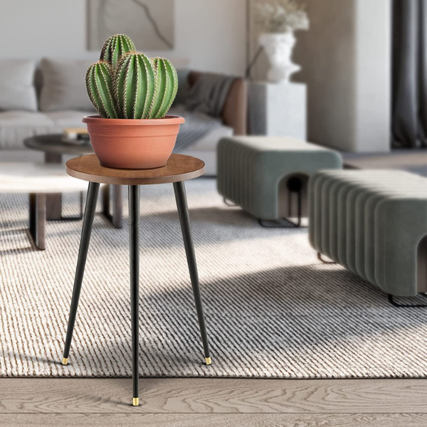 MID-CENTURY WOODEN INDOOR PLANT STAND - Image 3