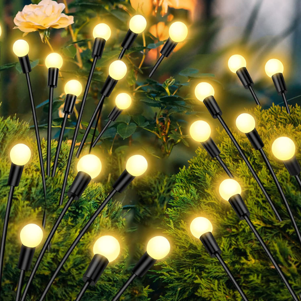 WATERPROOF SOLAR FIREFLY GARDEN LIGHTS - Image 3
